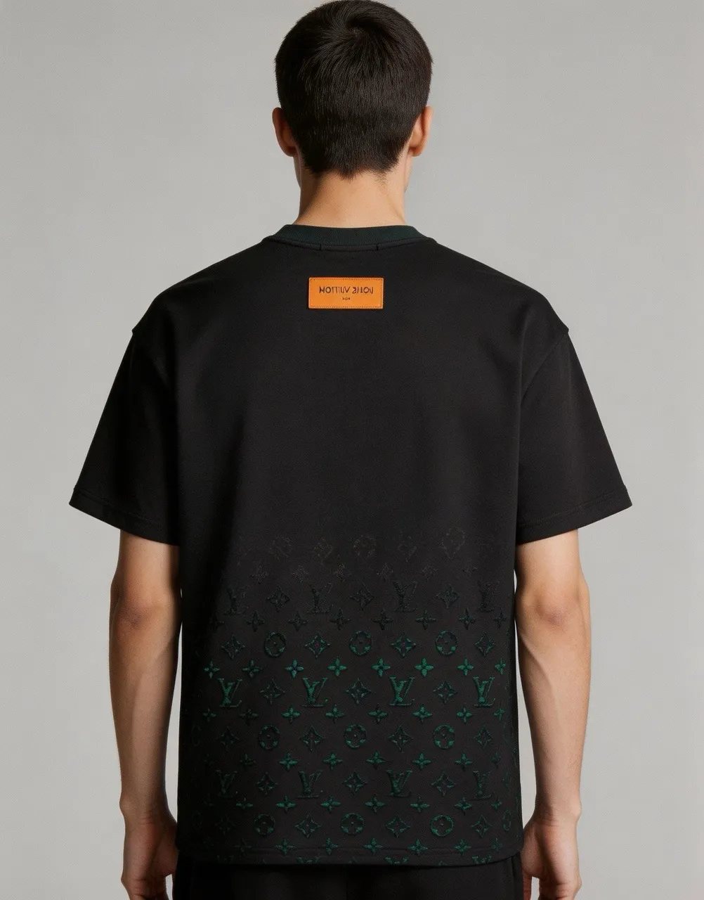 Louis Vuitton/Louis Vuitton 26ss hem presbyopia burnt short sleeves